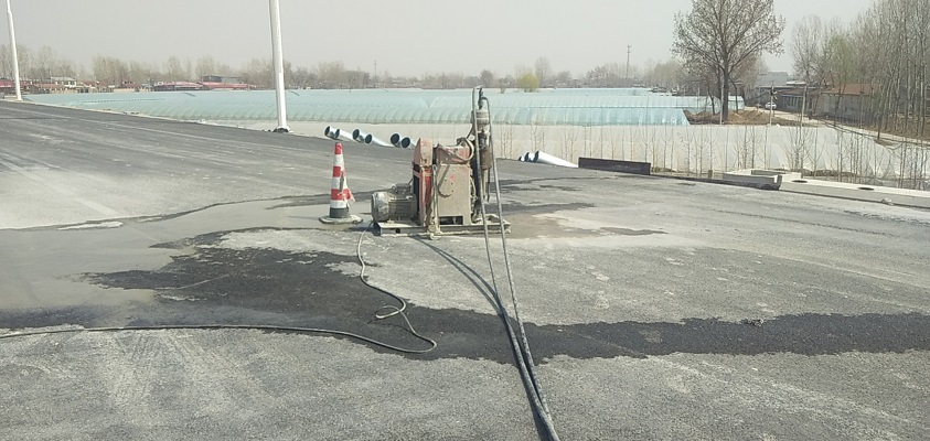 姚安道路回填土下沉注浆